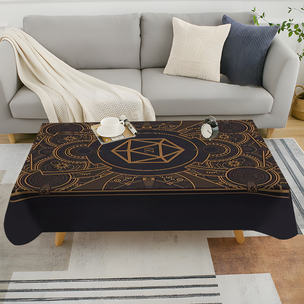 Home Textile - Tovaglia Steampunk con motivo a ingranaggi