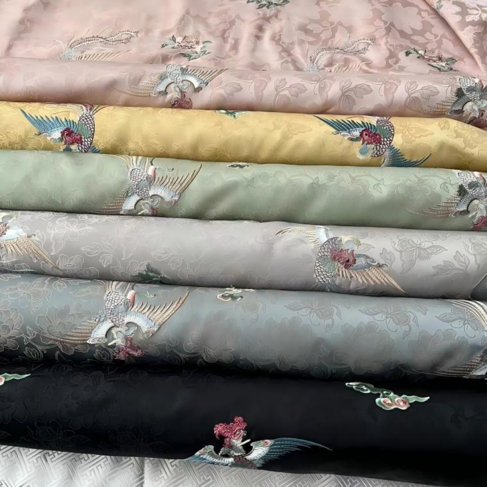 Home Textiles Importers In Usa - Stile costume nazionale Phoenix Flying Design