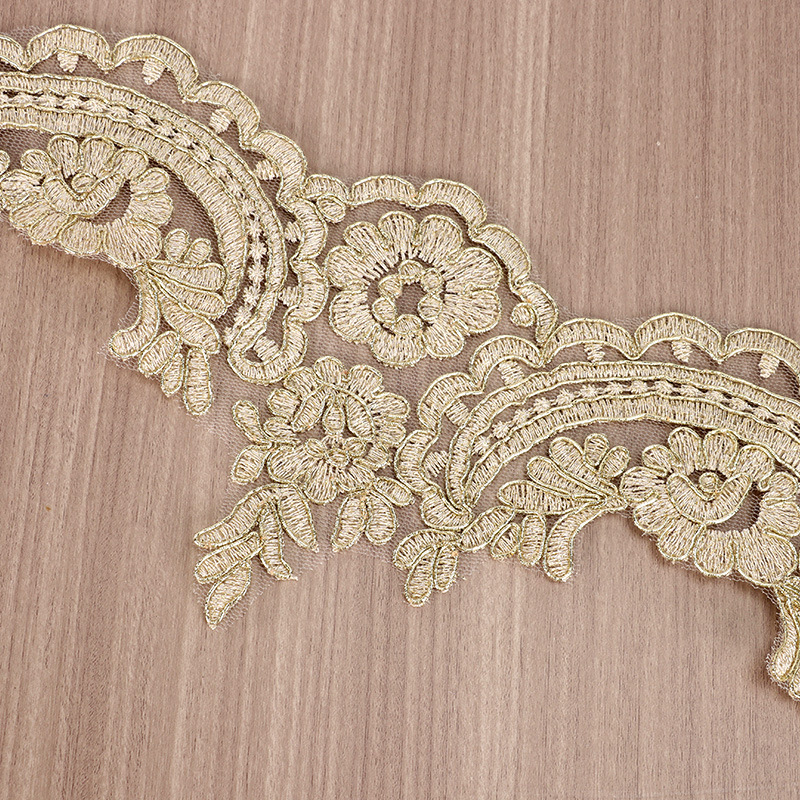 Home Lines Textiles - 1Yard 4.7cm di larghezza squisito oro