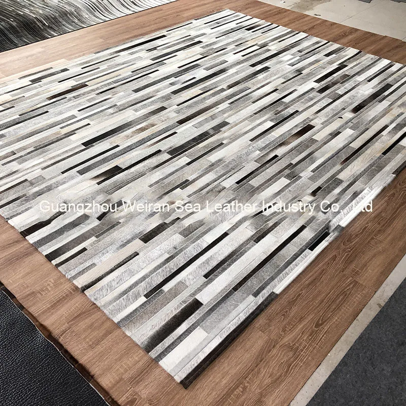 Tappeto Grigio in Pelle Bovina - Home Textiles Importers In Usa recensione e prezzo